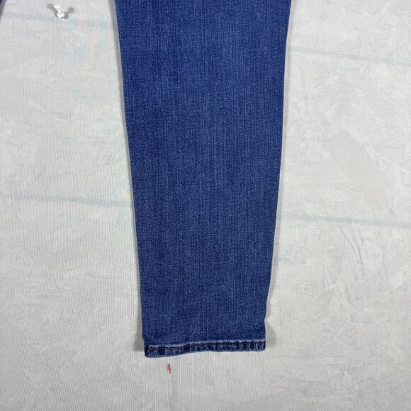 Levi's Skinny Jeans Womens Blue Stretch Denim High Rise Comfort Size 18S 34x28 - Picture 9 of 16